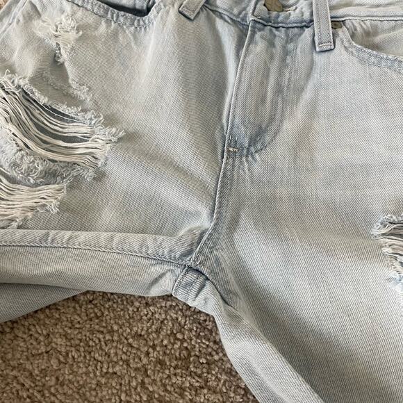 AG Adriano Goldschmied The Drew Straight Leg Boyfriend Distressed Jeans (25 R) - Picture 8 of 11
